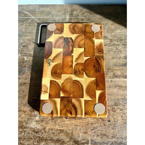 Acacia Mini Cheese Board | Wood Charcuterie Slicer - Picture 3 of 3